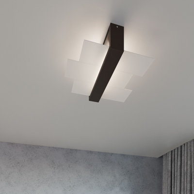 Karragullen Frosted Glass Flush Mount