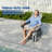 Smooth Motion Glider Adirondack Chair, 3-Position Adjustable Outdoor Chair, HDPE Easy Assembly & Ergonomic Back Support for Patio-698870971