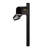 Berkshire Aluminum Post Mounted Mailbox with Magnetic Closure