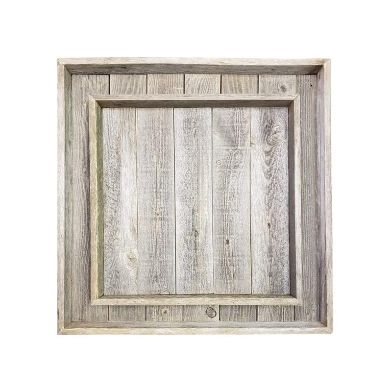 Cavendish Solid Wood Tray, 2.5" H 24" W x 24" L