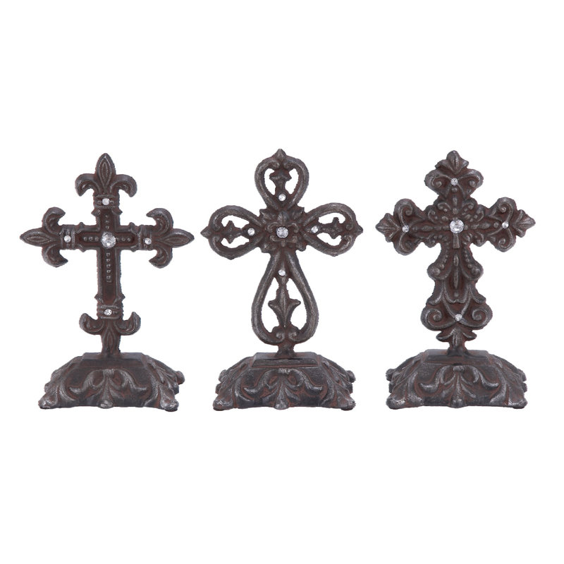 Ensemble de sculptures croix 3 pièces Satchell