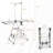 Plastic and Stainless Steel Gullwing Drying Rack