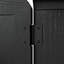 Buffet 59 po en rotin noir avec 4 portes, grande console de rangement Boho pour la salle à manger et le vestibule