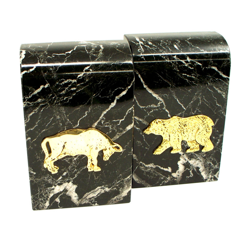 Modern & Contemporary Marble Non-Skid Bookends