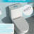 Ceramic Toilet With Fully Glazed Interior - Prevents Bacterial Growth High , Long-Lasting Performance