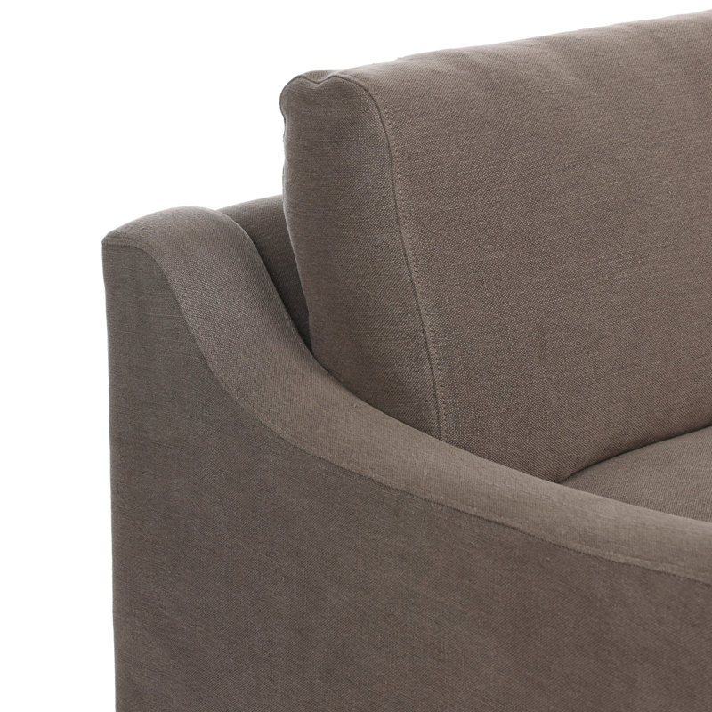 Aurelia 2-Piece Sectional, Boatway Coffee Linen, Right Hand Facing