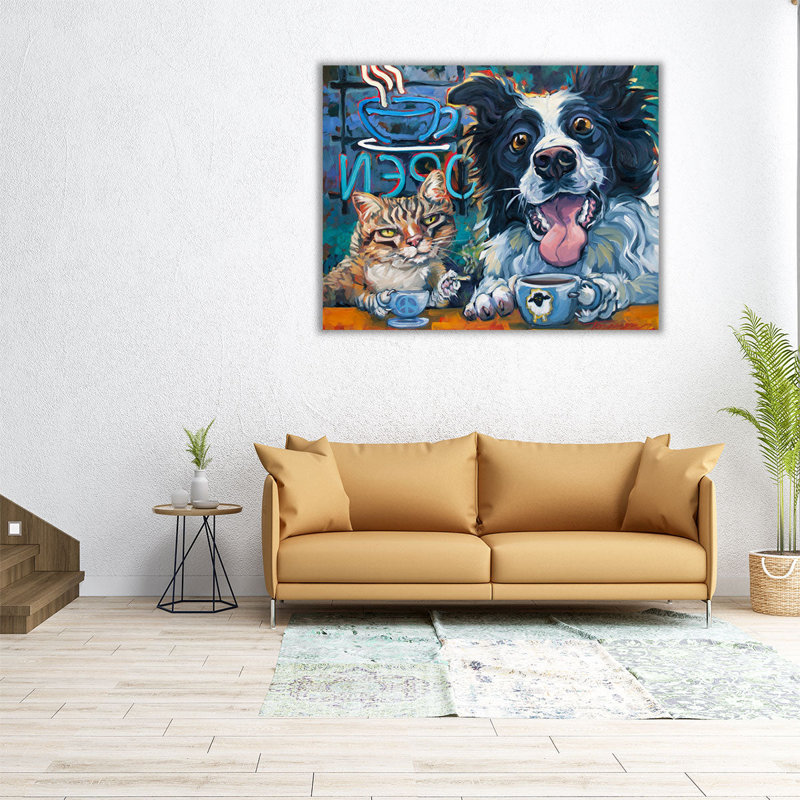 Dude Chill 2 - Canvas Print Wall Art, 24" H x 30" W