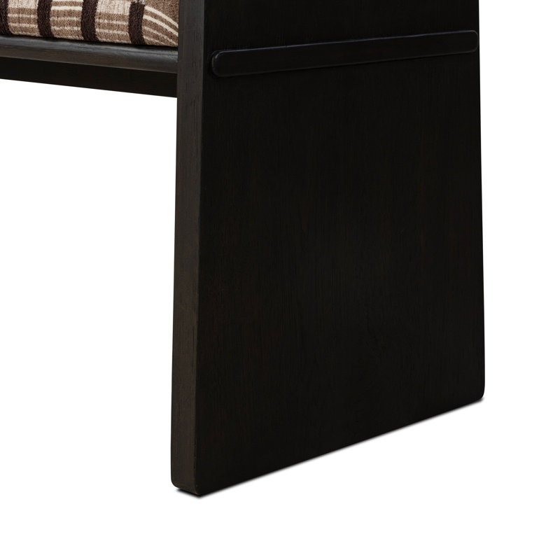 Eros Accent Bench-Conroe Drift, Sandhill Cocoa