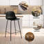 Tabouret de comptoir en polyuréthane à dossier bas H 26 po Botyo-895150719-894026193