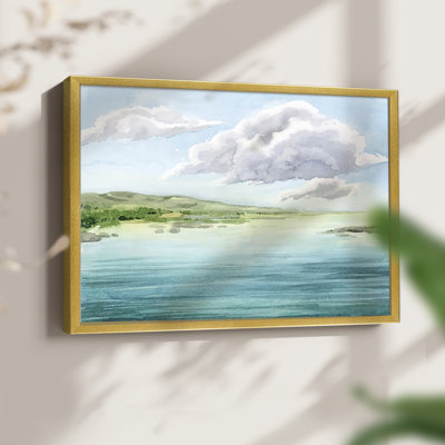 Clear Lagoon II -Framed Print - Restickable