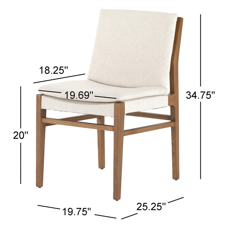 Aya Side Chair in Savile Flax