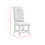 Chaise d'appoint capitonnée Vintondale