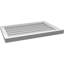Cadre de seuil Brickmould, brun clair apprêté-101812770