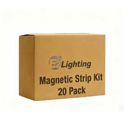 E2 LIGHTING 4ft Magnetic Linear Strip Retrofit Kit | 20 Pack | 40W | 4000K