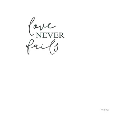 Love never fails