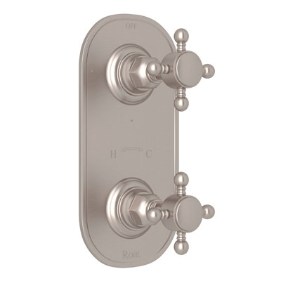 Country Bath Rohl 1/2" Thermostatic Trim With Diverter