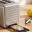 Digital 2-Slice Stainless Steel Smart Toaster with LED Touchscreen, Countdown Timer & 6 Bread Settings