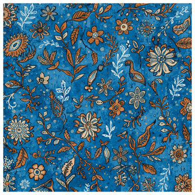 Rideaux de douche à motif floral