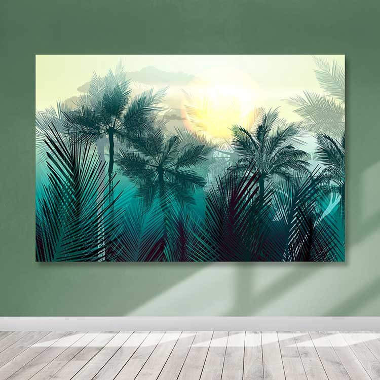 Peinture décorative sur toile