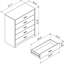 79cm W 5 - Drawer Chest of Drawers