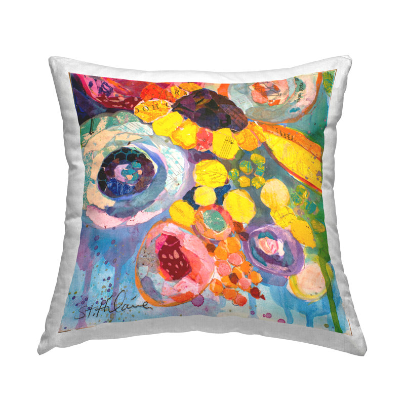Floral Throw Pillow