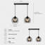 2 - Light Matte Black Pendant