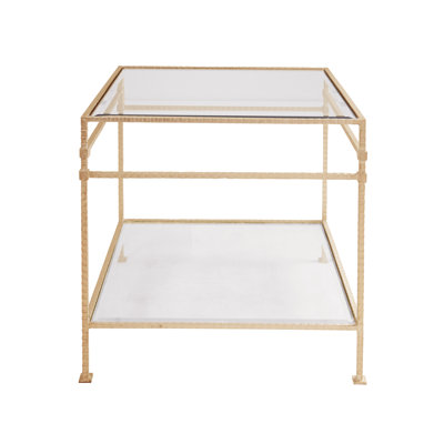 Amos Glass End Table