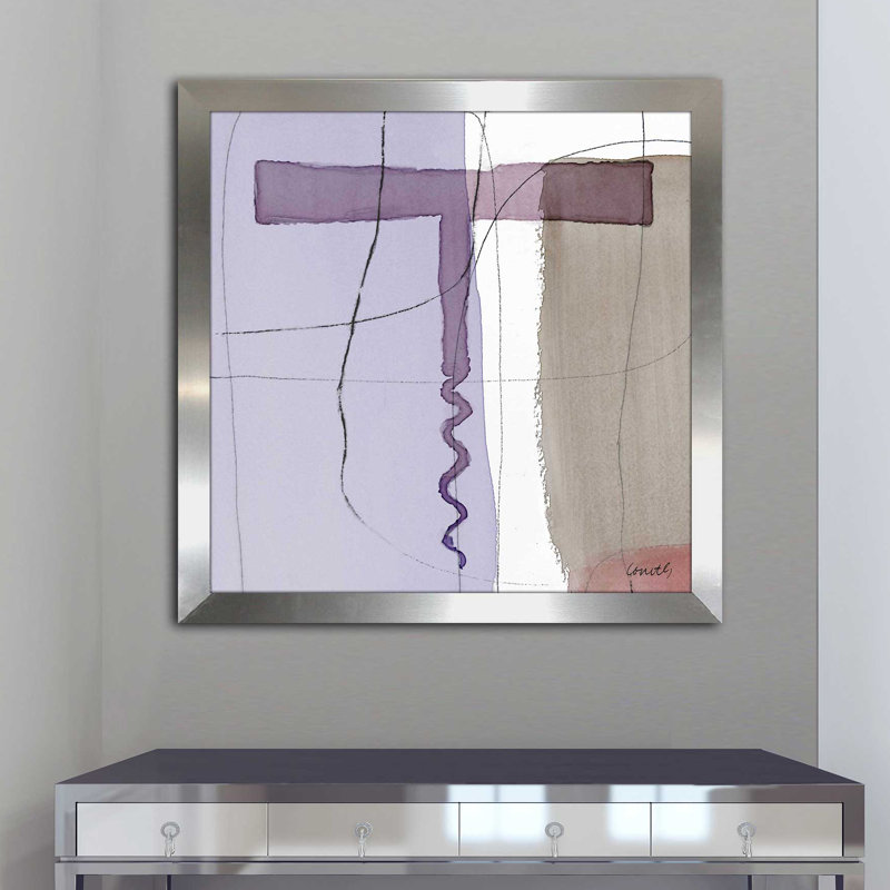 «Bottle Opener II», reproduction de peinture acrylique, H 25,5 po x l 25,5 po x P 1 po, Encadrement argenté