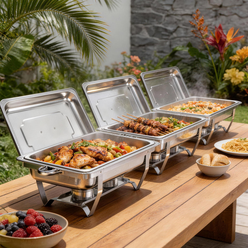 Ensemble de buffet à vaisselle Chafing