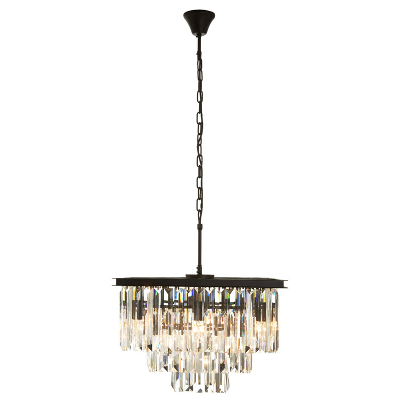 Berman - Light Black Crystal Pendant