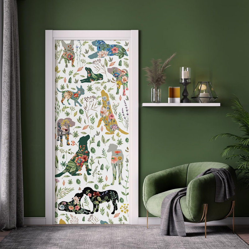 Silhouette d'animal fantaisiste ludique, L 120 po x l 48 po