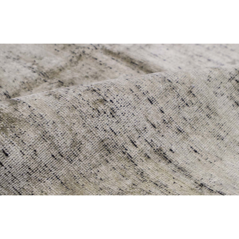 Moroccan Silk Abstract Area Rug in Gray