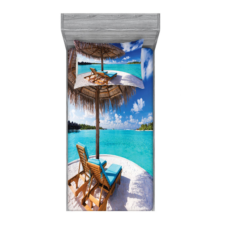 Microfiber Sheet Set, Twin XL Sheet Set with Fitted Sheet