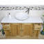 Decastro 1230mm Single Bathroom Vanity with Vessel Stone Basin-37305125