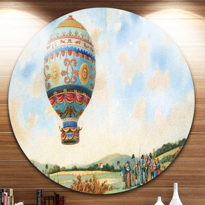 Corwin " Hot Air Balloon Illustration "