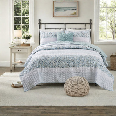 Soft Seersucker Bedding Sets, King Cal King Polyester Farmhouse Home