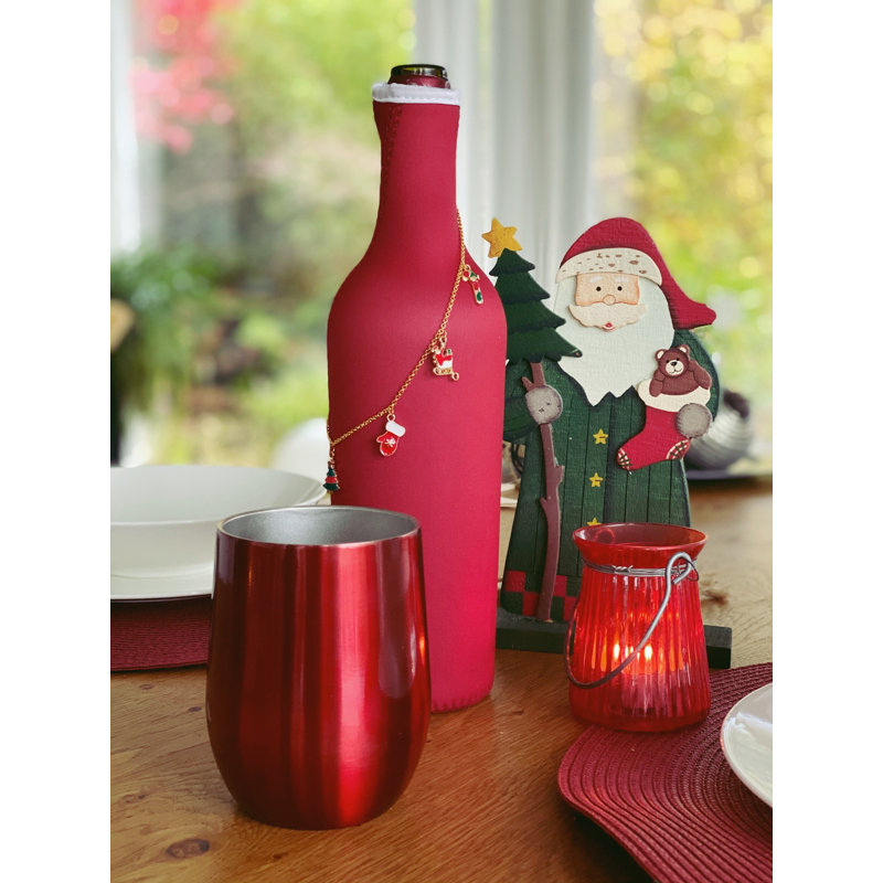 Kacie Drink Chiller, Red Matte