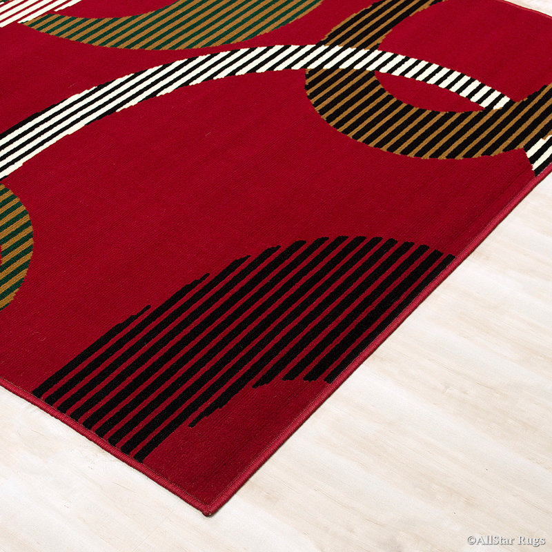 Geometric Indoor Rug, 5'2" x 7'1"