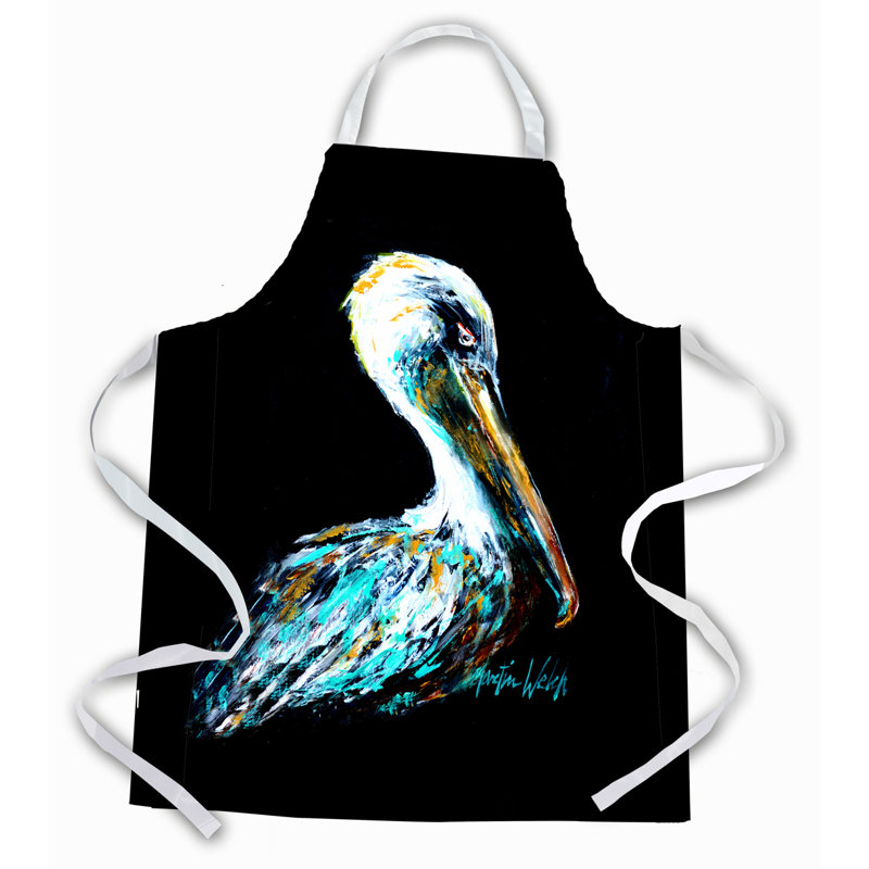 No Pattern Bib Apron