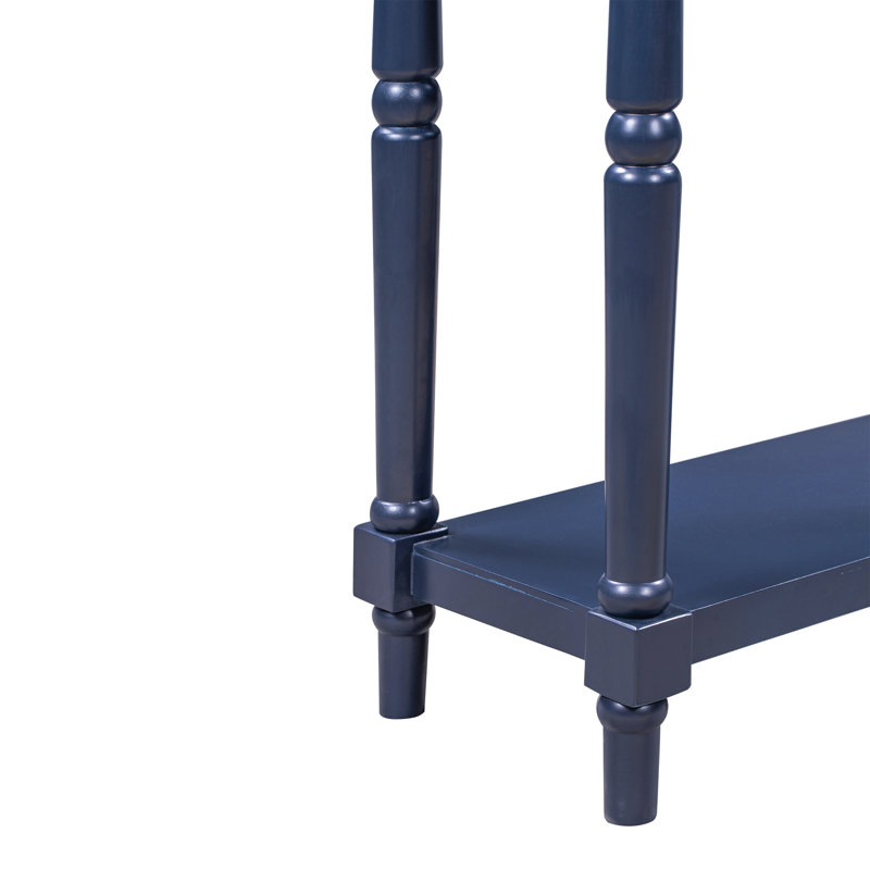 Console en bois massif 58,07 po Wampler, Bleu marine, Bleu marine, H 34,06 po x l 58,07 po x P 11,02 po