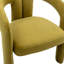 Fauteuil de cuisine en velours rembourré