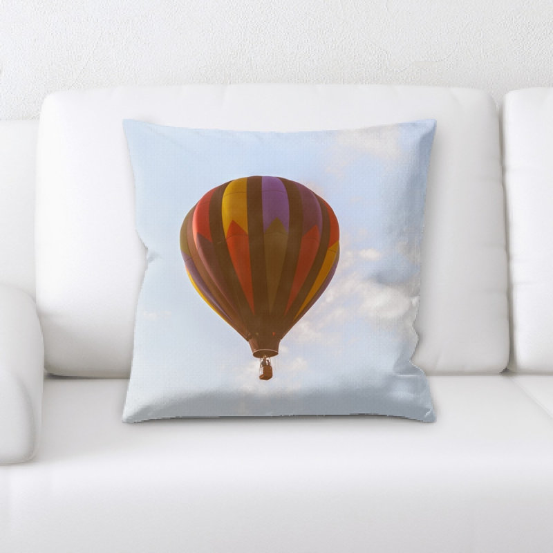 Microsuede Reversible Throw Pillow