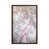 Toile avec cadre en bois brun classique