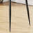 Modern Glass Table With Black Metal Leg Supports, Seating For 4-6, Easy To Clean And Install, Suitable Different Spaces Rectangular Tempered Frame, Seats Up, Suited Various