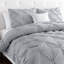 Aspire Homeware High Quality Microfiber Pintuck Design Duvet Cover With Pillowcases-122259700-122259707