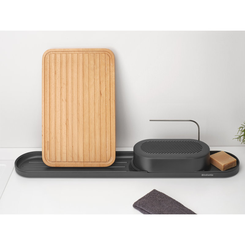 Rangement pour évier et plateau de séchage Brabantia, Noir