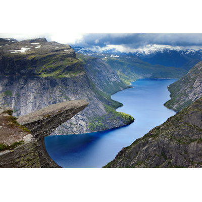Trolltunga by Gosiek-B - Wrapped Canvas Print