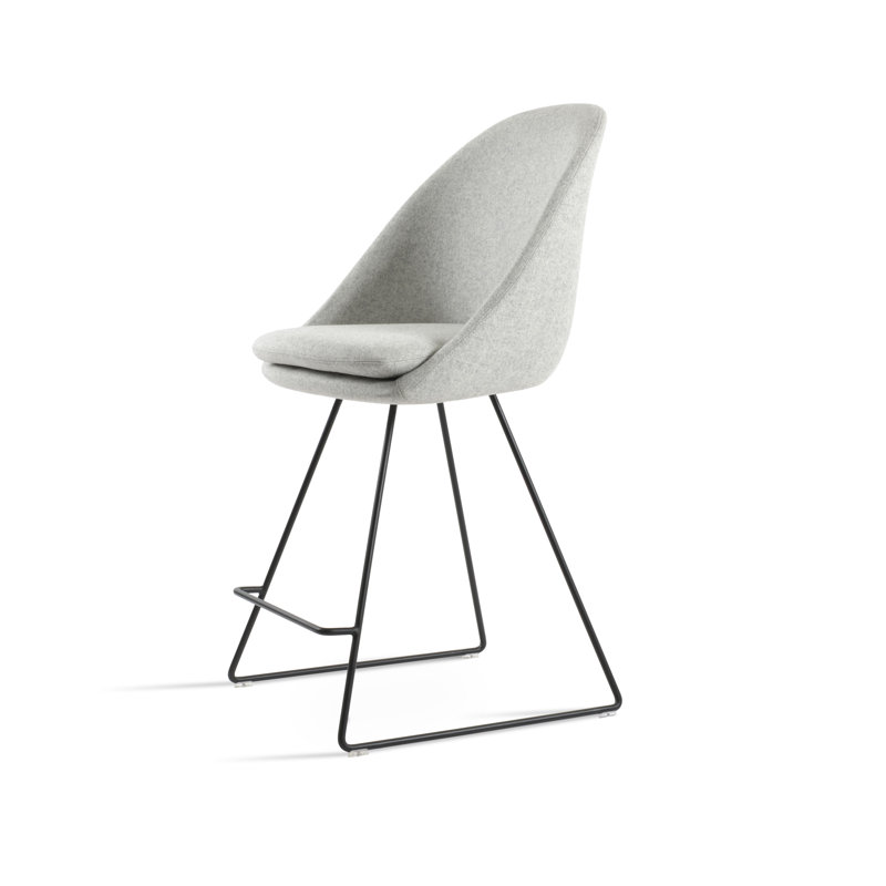 Tabouret de bar et de comptoir Tribeca, Rouge d’époque, Tabouret de bar (hauteur de siège de 28,7 po)