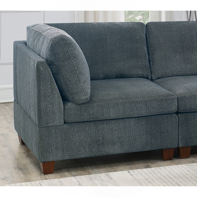Mobilier de salon modulaire en coin 1pc