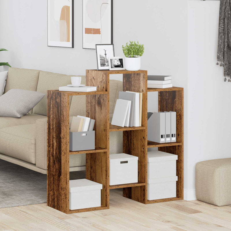 90cm H x 90cm W Bookcase, Old Wood